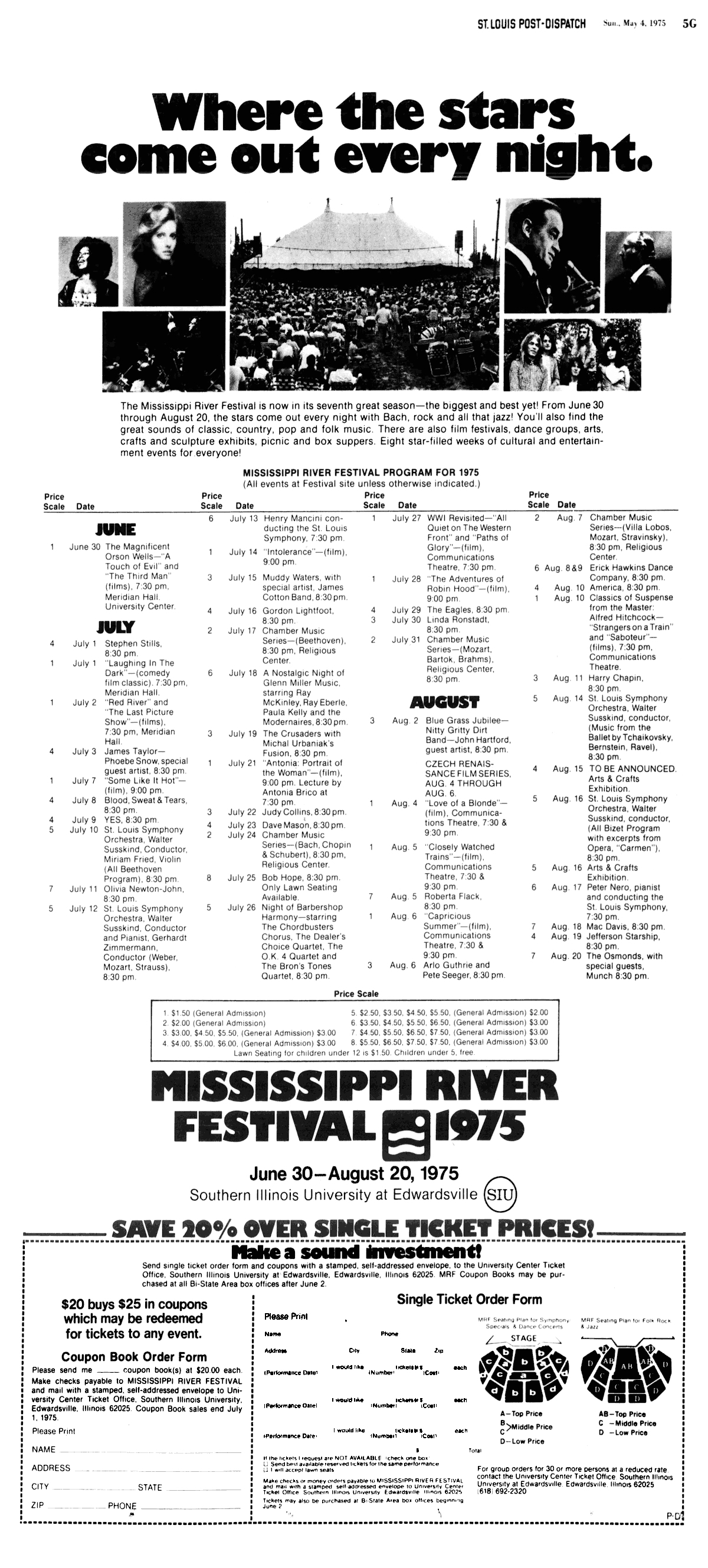 07 09 1975 Edwardsville Illinois Advertisements